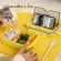 L.Duck, plastic rice box, Nong Duck has 2 and 3 channels, lunch boxes. Food care Can enter the micro There is a heating handle.