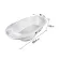 Nanny Micro+ Baby bathtub Classic bathing basin with Microban to prevent bacteria.