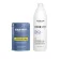 ALFAPARF Super Mecs + Bleaching Powder 7 Level Lift 400G + ALFAPARF OXIDO 6% Stabilized Peroxide Cream 1000ml, non -dusty hair bleaching set with cream, blend, hair preservation, hair Adjust the brightness of 7 levels