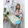 Microw bathtub with a stand to help mothers, including other programs