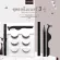 Eyeliner with glue, waterproof, long -lasting and not easily messy.
