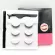 Eyeliner with glue, waterproof, long -lasting and not easily messy.