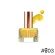 Cathy Doll Cute CUBE NAIL COLOR 12 ML X 6 pieces, mixed colors, color sets