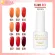 HAAR ฮาร์ ยาทาเล็บเจล สีเจล Gel Lacque Nail Polish โทนแดง 001-009 FLAME RED เม็ดสีแน่น ชัด เข้ม ติดทนนาน 10 ml ใช้เครื่องอบ UV/LED เท่านั้น