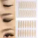 Addfavor 72 Pairs Invis Double Eyelid Tape Sticer Tool Fiber Big Eyes Maeup Tapes Charm Eyelid Sticer Eyeating Tool Thin