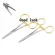 12.5cm Golden Cr Handle Needle C Medic PLISS DOUBLE EYELID COSMETIC PLASTIC RGERY NEEDLE HOLDER