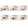 Fiber Double Side Adhee Invis Eyelid Sticers Technic Eye Tapes 104 Pcs