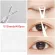 480pcs Invis Eyelid Sticer Breathable Fiber Double Side Adhee Transparent Eyelift Eye Maeup Accessories Tool Durable