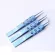 6PCS/Set S Stainless Steel Titanium Loy 11cm Tailed Strait/BEND Tweezers Platforms Tweeezers Ophthmic Forceps