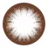 Eyemie Choco, a special soft contact lens, does not irritate dark brown eyes.