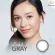 Eyemie สีเทา คอนแทคเลนส์ นำเข้าจากประเทศเกาหลี บิ๊กอาย