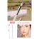 5 pieces of makeup brush Makeup brush with clear envelopes