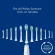 3 -piece electric toothbrush head/Pack Sonicare C1 Prores Standard Sonic Toothbrush Heads HX6013/63 Philips®