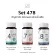 Set 478 DII No.4 P-ACNISOL 30 capsules + DII No.7 Glassy 30 Capsule + DII No.8 AQ 30 Capsules