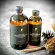 Cold black sesame oil 450 ml. Organic, free from chemicals, skin care, nourishing the heart, nourishing the heart, eating organic black keto, with organic Thailand /ifoam certification.