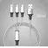 2021 New model 3 in 1 USB Charging cable Charging cable for iPhone/Android/Type-C And other forms (with 4 colors to choose from)