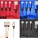 2021 New model 3 in 1 USB Charging cable Charging cable for iPhone/Android/Type-C And other forms (with 4 colors to choose from)