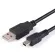 V3 USB MINI USB TYPE-B Car charging cable is 1 meter (T Type Interface).
