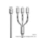WDC-179 USB phone charging cable, 3 in1 Charging cable charging cable, high heat resistance