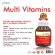 วิตามินรวม x 1 ขวด มัลติวิตามิน โมริคามิ Multi Vitamins Morikami x 30 capsules วิตามินรวม A B1 B2 B3 B5 B6 B7 B9 B12 C D E K