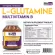 L-Glutamine, Vitamin B, total x 1 bottle of Bio Cap L-Glutamine Multivitamin B Multi Vitamin B1 B2 B3 B6 B7 B9 B91 Vitamin B Complex BIOCAP Alloot Mine.