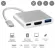 ส่งจากไทย สายแปลงType C USB 3.1 to HDMI USB3.0 Adapter Charging Port for Macbook Laptop สีเทาเงิน