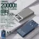 Power bank, backup battery, Remax RPP-189, battery capacity 20000mAh. 5A, fast charging 22.5w, supports PD 20W charging, 2 in1 charging cables.