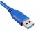 สายต่อยูเอสบี 3.0 ตัวผู้ เป็น ตัวเมีย เพิ่มความยาว USB 3.0 Extension Cable Type A Male to Female 5Gbps สีฟ้า 1 เมตร