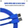 3 เมตร สายต่อยูเอสบี 3.0 ตัวผู้ เป็น ตัวเมีย เพิ่มความยาว USB 3.0 Extension Cable Type A Male to Female 5Gbps สีฟ้า