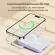 Power bank + wireless charger 2 in1 suction magnetic stripe model RPP-525 capacity 10000mAh. Spare battery, fast charging 20W