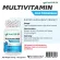 Vitamins and minerals include an ONETRER X3 bottle Multivitamin & Multimineral AU Naturel Vitamin A B1 B2 B3 B6 B7 B9 B12.
