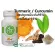 Turmeric Capsules, Turmeric / Curcumin, 95% Turmeric, 5% Black Pepper, 100 capsules, 3 bottles