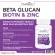 เบต้ากลูแคน x 1 ขวด ไบโอติน แอนด์ ซิงค์ ฟาร์มาเทค Beta Glucan Biotin & Zinc Pharmatech ภูมิคุ้มกัน