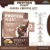 Protein Plants protein, cocoa, chocolate cocoa from 3 plants, organic protein, protein from peas, peas, instant potatoes, 1 box of powder, 7 sachets, 350 grams