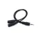 The female cable stereo is separated or microphone into 2 channels for Smartphone Tablet PC (3.5mm Audio Y splitter).