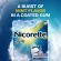 นิโคเร็ทท์ หมากฝรั่ง Gum Coated For Bold Flavor 2 mg 100 Pieces, White Ice Mint Nicorette® รส ไวท์ไอซ์มินท์ นิโคเรท