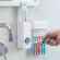ที่กดยาสีฟันศูนย์ยากาศ พร้อมชุดเก็บแปรงสีฟัน Toothpaste Dispenser
