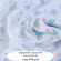 Mimibabe, 27x27 inch chicken diapers, packed 6 pieces - blue frog pattern