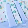 MIMIBABE 27x27 inch diaper, pack of 6 pieces - green frog pattern+blue floor
