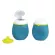 BEABA ชุดขวดบีบซิลิโคนและขวดบีบซิลิโคนพร้อมจุกดื่ม Set BabySqueez' 2 in 1 & Squeez'Portion - BLUE