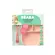 Beaba Set, Silicone Silicone Silicone, Silicone Suction Divided Plate with Spoon - Nude