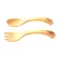 Mother's Corn Self Training Spoon & Fork Set Training Step3 ชุดช้อนส้อมหัดทานเอง ทำจากข้าวโพด 100% เหมาะสำหรับเด็กอายุ 1+ ปี