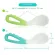 Abloom spoon for children Practice eating by yourself. Spoon Set for Children Blue/Green