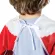 BUMKINS SLEEVE BIB long-sleeved apron is suitable for 6-24 months. Santa CSU-S20 pattern.