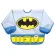 BUMKINS, long sleeves, Collections DC, SLEEVE BIB model, suitable for 6-24 months. Batman pattern.
