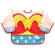 BUMKINS. Collections DC long sleeveless apron. SLEEVE BIB is suitable for 6-24 months. Wonder Woman pattern.