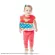 BUMKINS 2-piece waterproof apron. Collections DC model Super Bib PK2 is suitable for 6-24 months. Wonder Woman pattern.