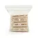 BABY MOBY large site zipper bag for arranging 24 bags L 26 x H 26.5 x w 8 cm, large zip bag, clear bag, food bag pack
