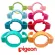 New color, pastel, arms holding a thick edge bottle for a wide neck bottle