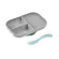 BEABA เซ็ทจานแบ่งช่องซิลิโคนพร้อมช้อนซิลิโคน Silicone Suction Divided Plate with Spoon - Grey